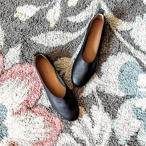 Brand New Everlane The Italian Leather Day Glove Black Flats 11